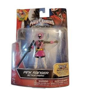 2016 POWER RANGERS Bandai Ninja Steel Pink Ranger Action Hero Figure #43704